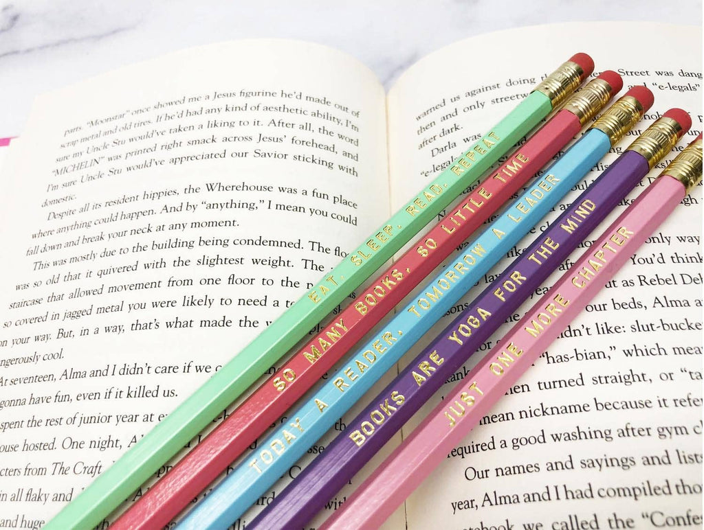 Book Lover Pencil Set for Readers - Best Seller