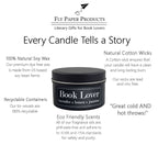 The Library 4oz Candle - Old Books + Eucalyptus + Lavender