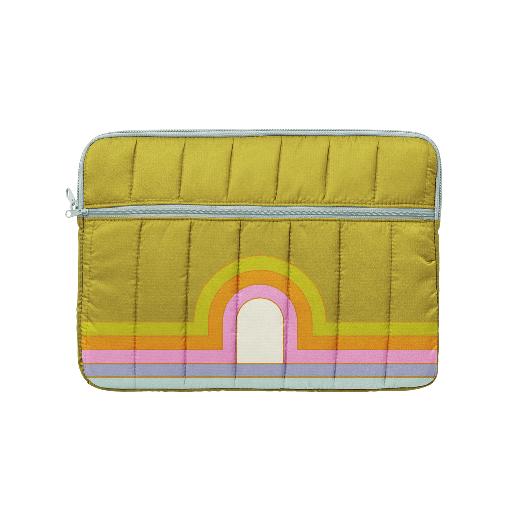 Ethereal Moon Puffy Zippered Pocket Laptop Sleeves