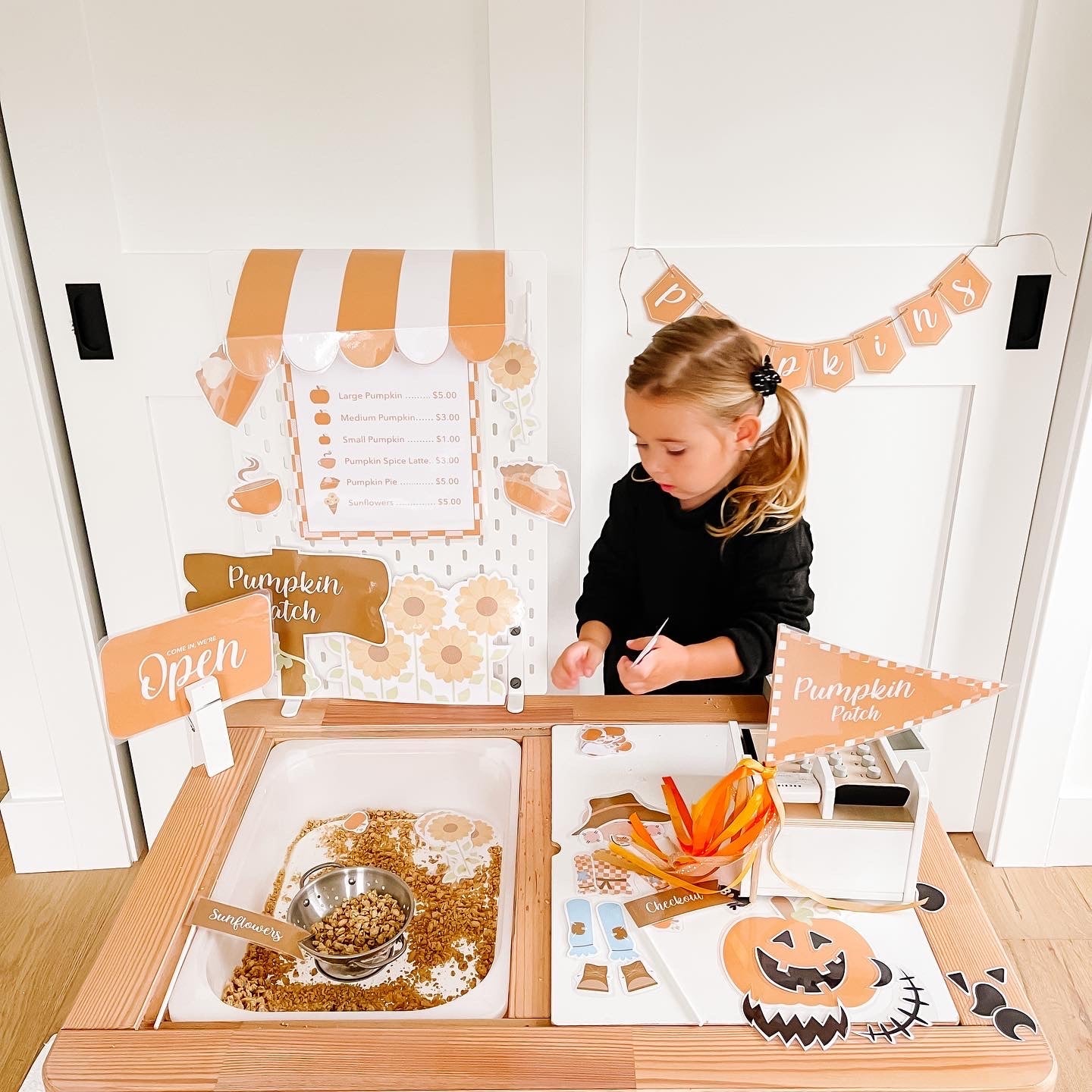 Pumpkin Patch Printable Dramatic Play