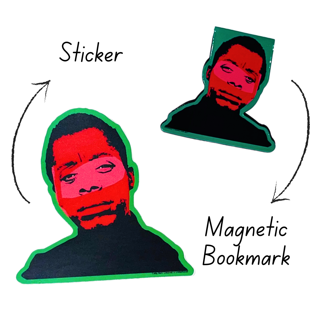 James Baldwin Magnetic Bookmark