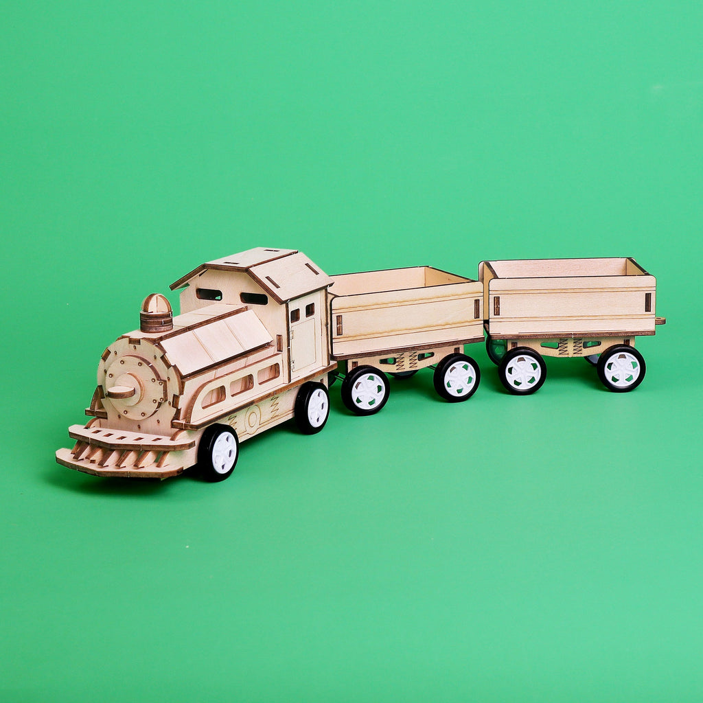 Train DIY Kit — Build Your Own Motor-Driven STEM Toy