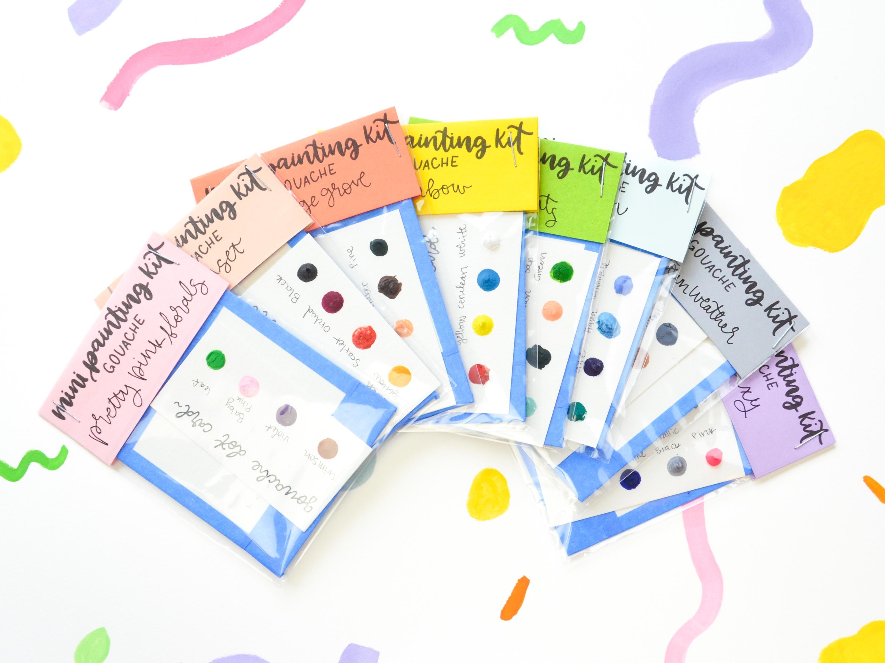 Mini Painting Kits- Gouache Bundle