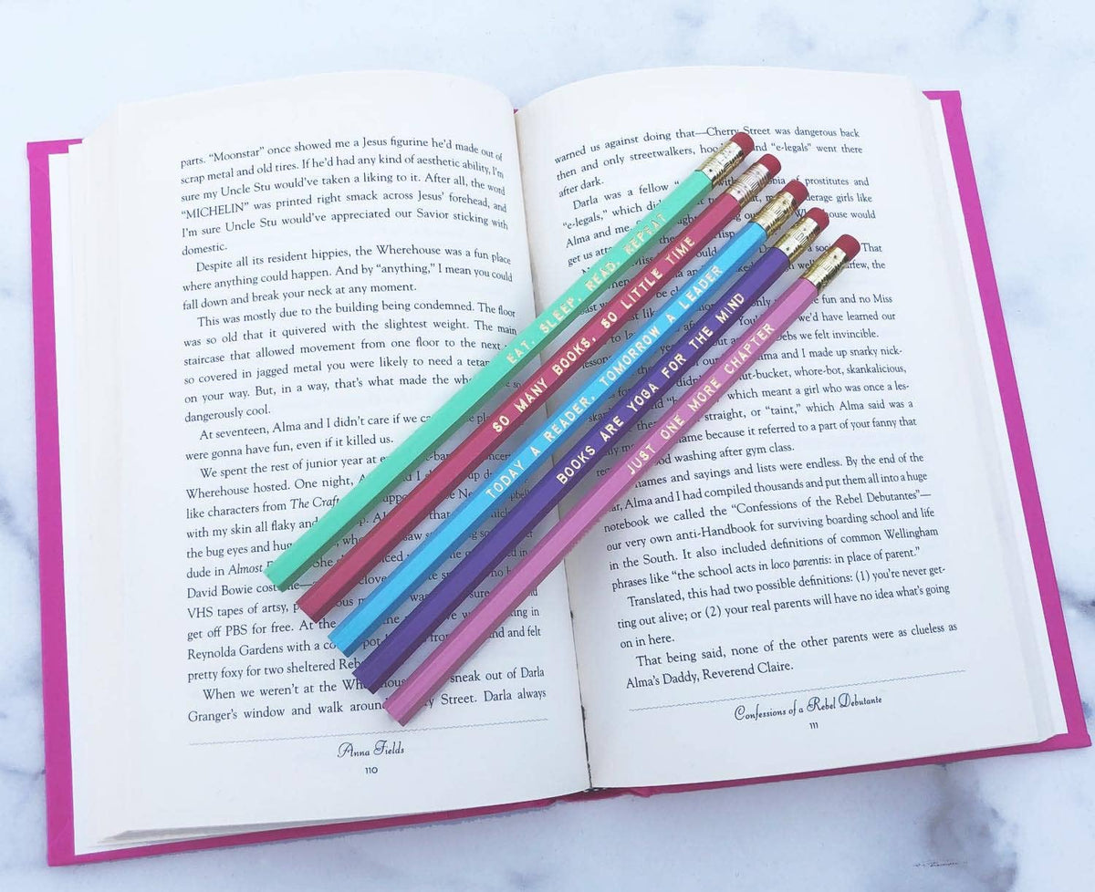 Book Lover Pencil Set for Readers - Best Seller