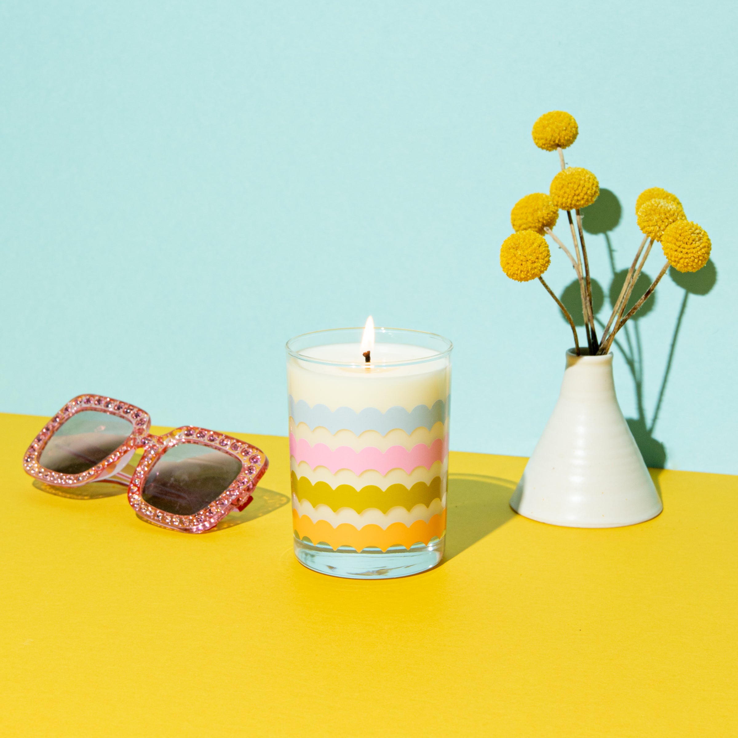 Candle Rocks Glass - Delightful