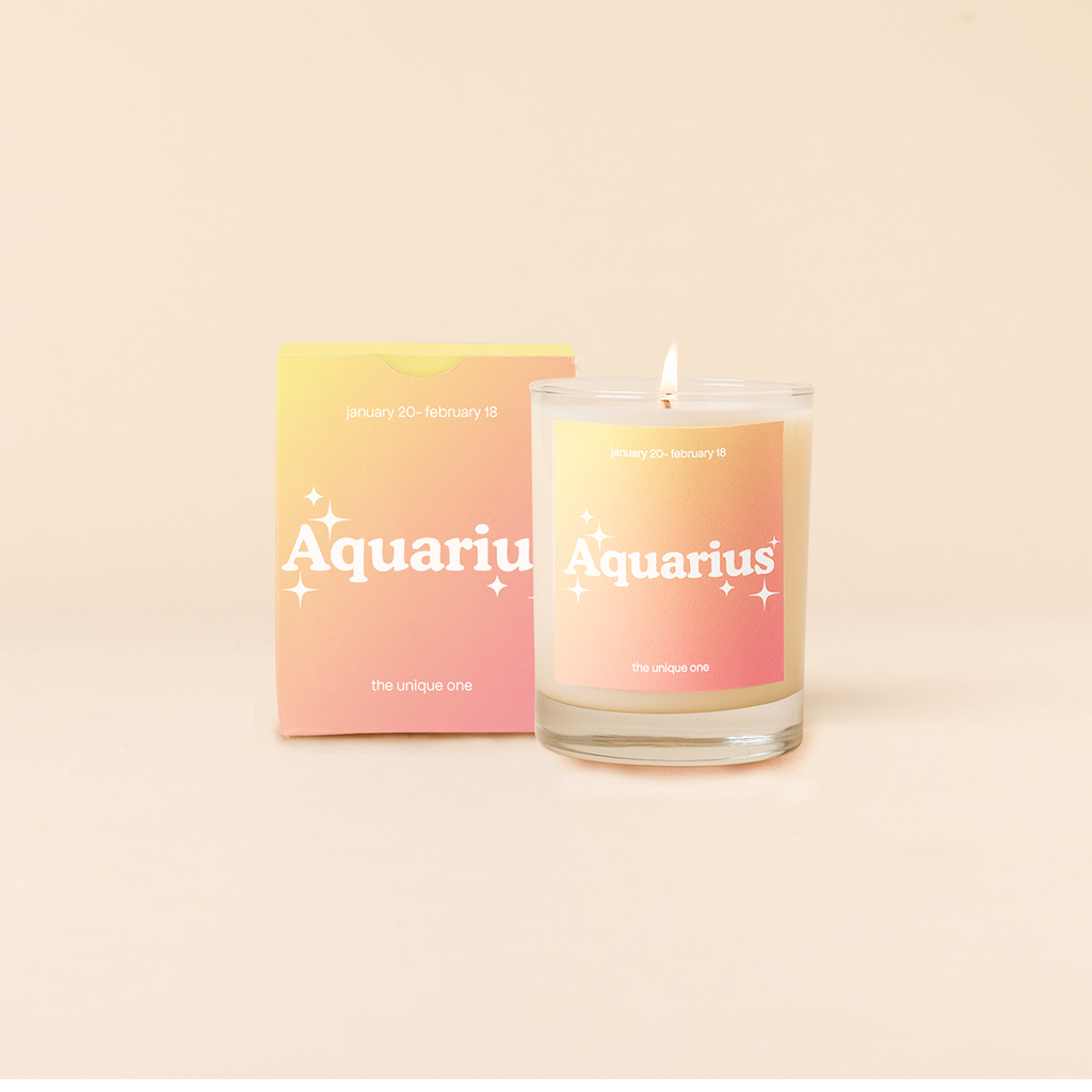 Candle Rocks Glass - Astrology