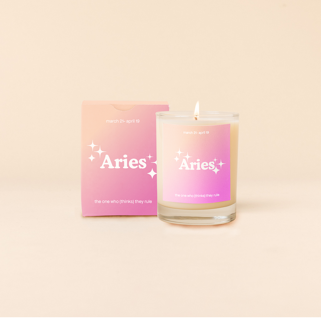 Candle Rocks Glass - Astrology