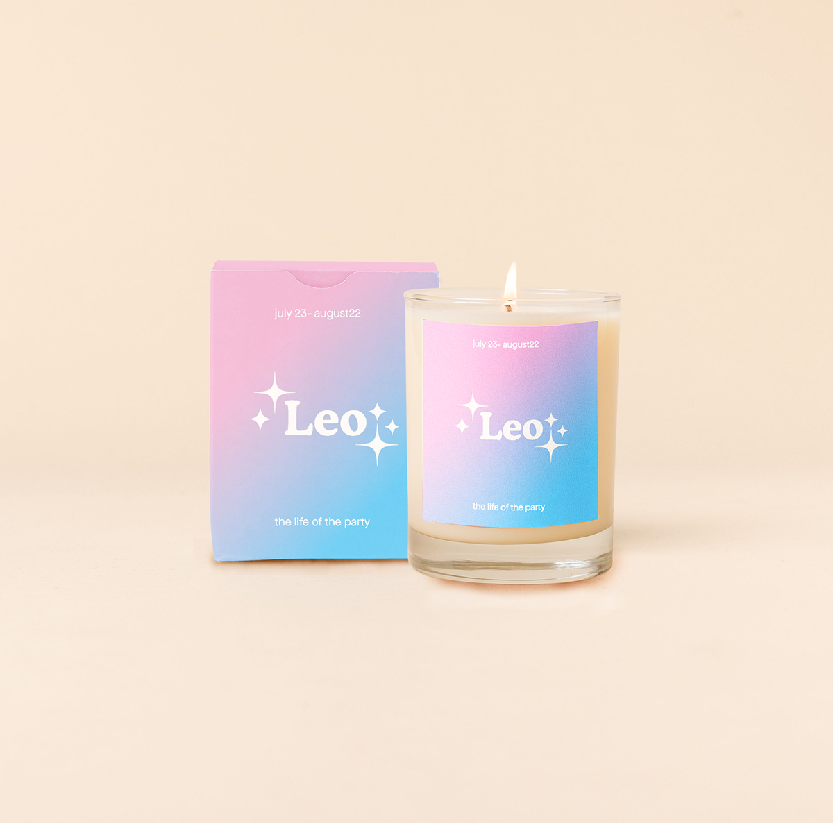 Candle Rocks Glass - Astrology