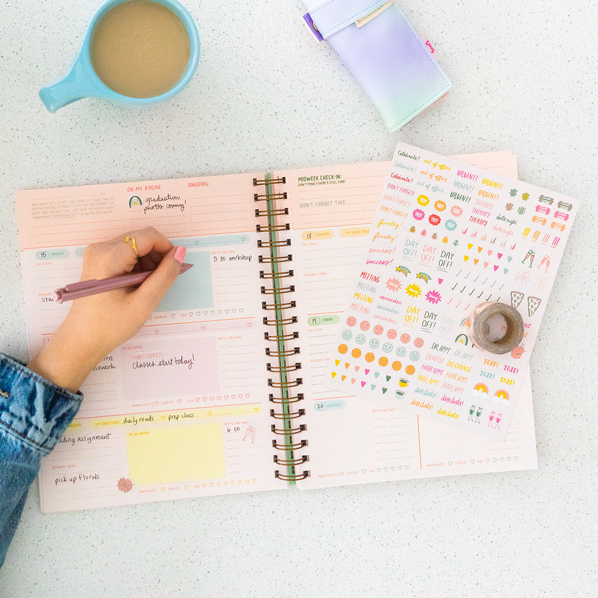 Undated Perpetual Goal Setting Planner