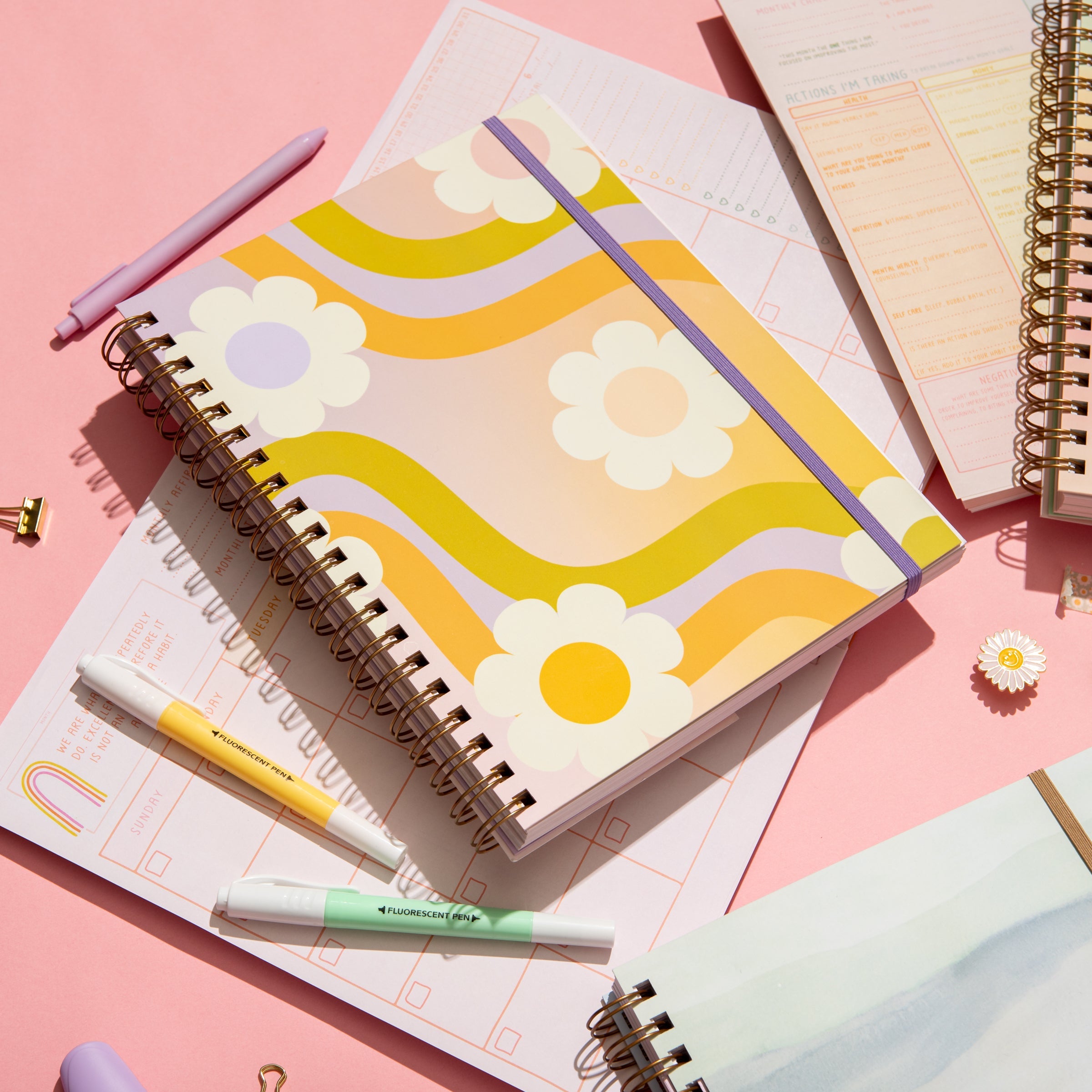 Undated Perpetual Goal Setting Planner