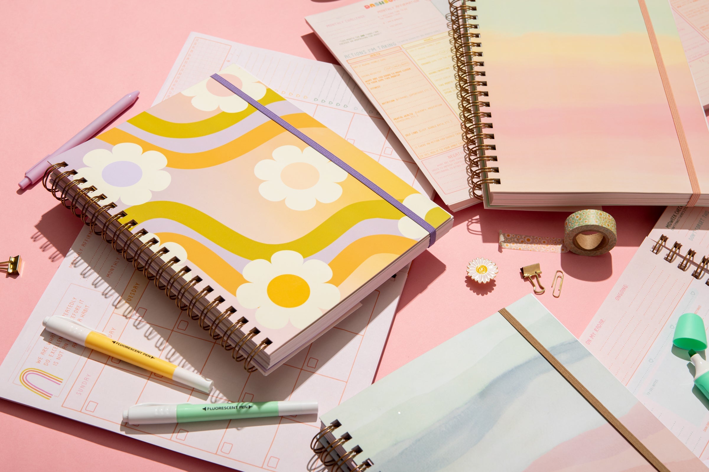 Undated Perpetual Goal Setting Planner