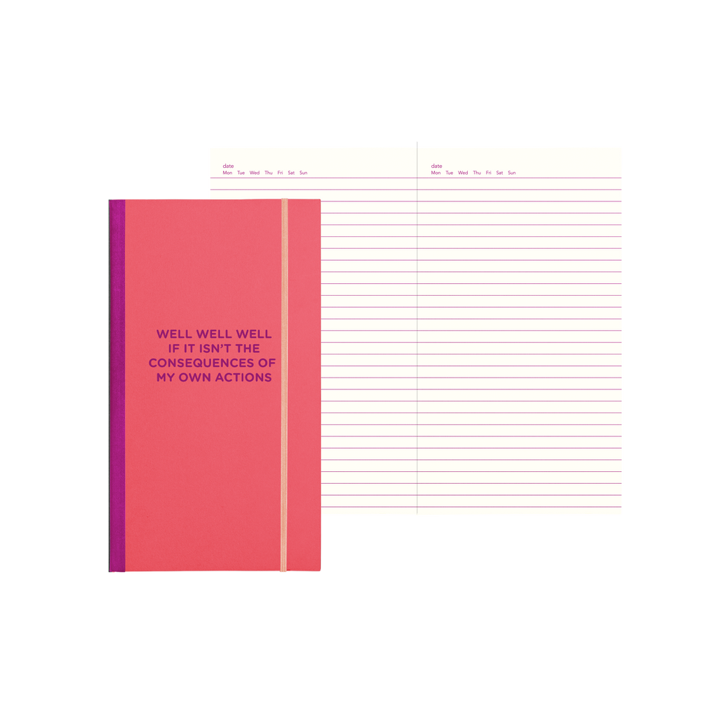 Well Well Well Skinny Notebook