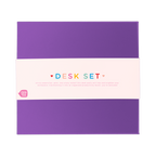 Purple Desk Set