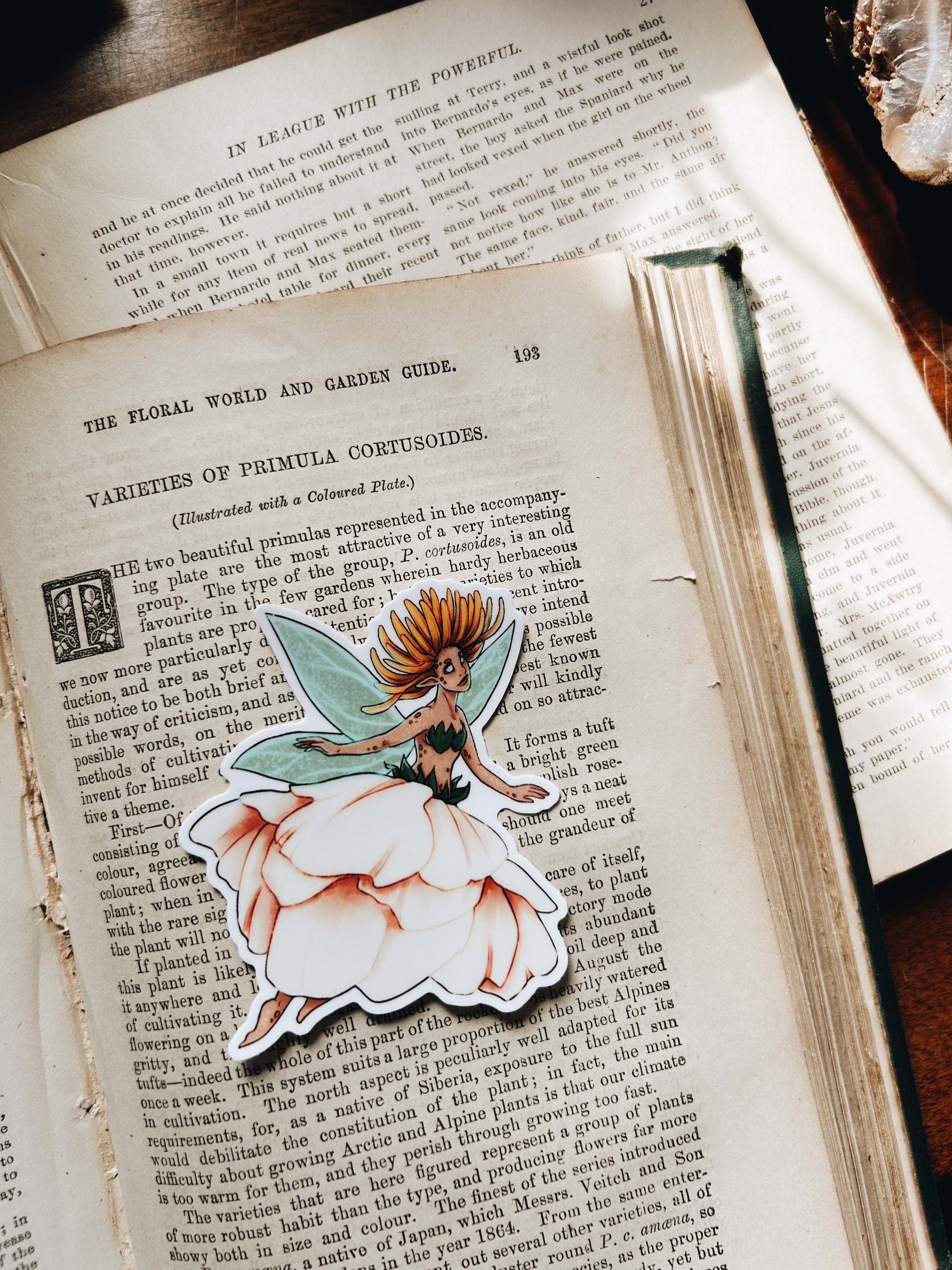 Peony Fey | Waterproof Stickers