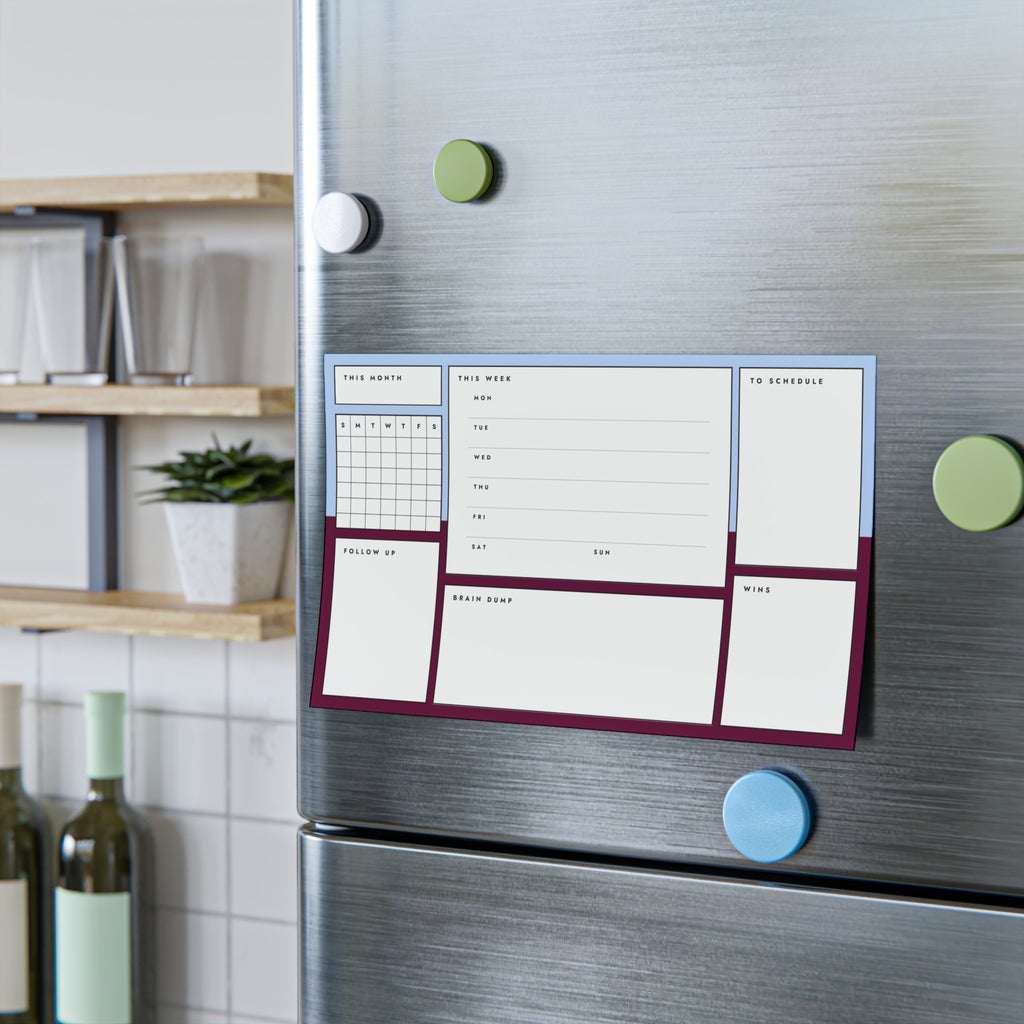 Post-it Note Pad — Weekly Planner & Daily Task Organizer (To-Do, Follow Up, Brain Dump)
