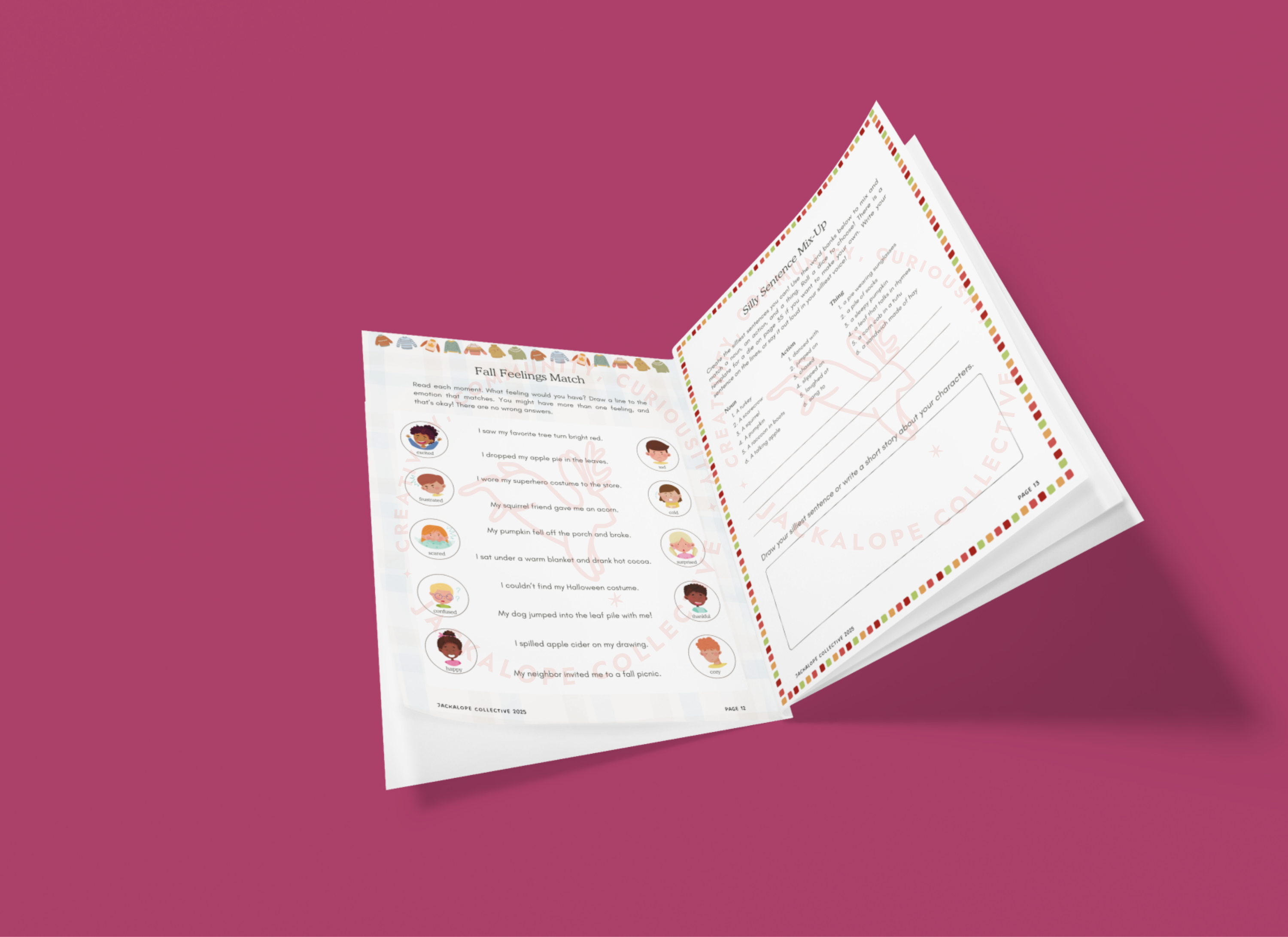 Autumn Adventures Activity Book (Ages 4–8)