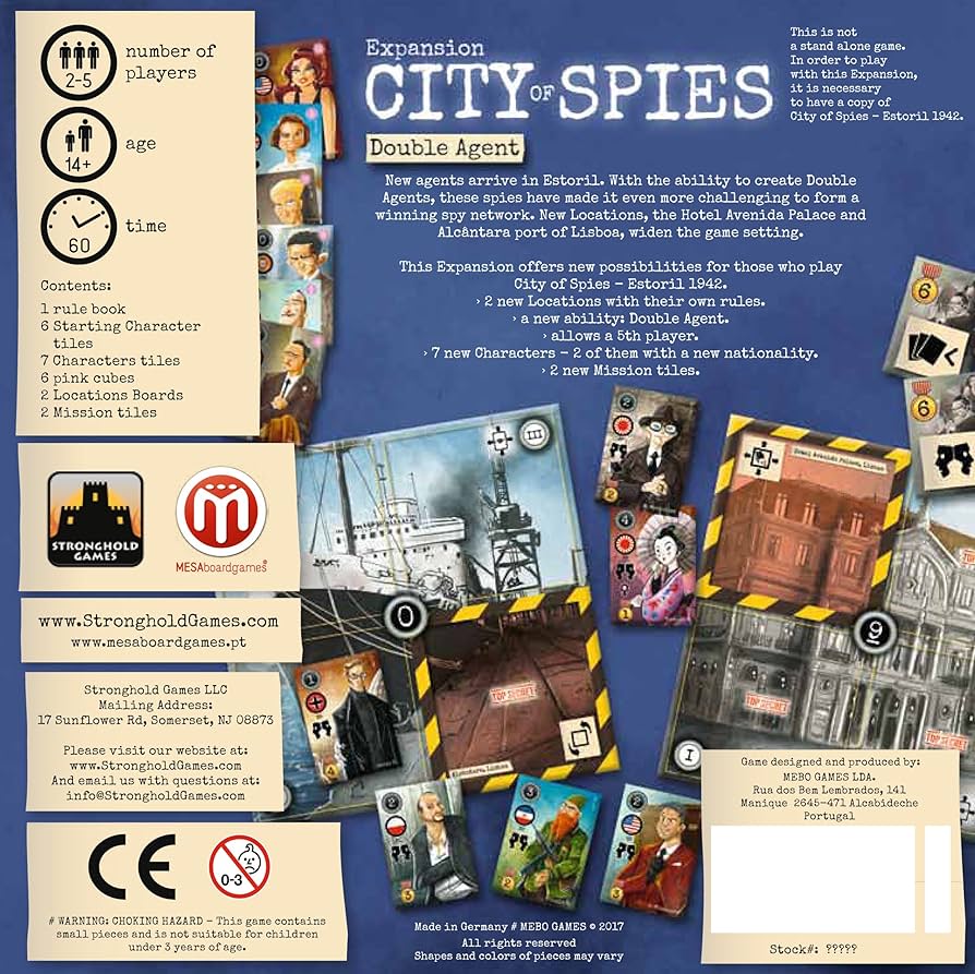 City of Spies: Double Agent Expansion