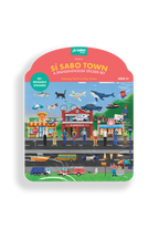 Sí Sabo Town: A Bilingual Reusable Sticker Play Set