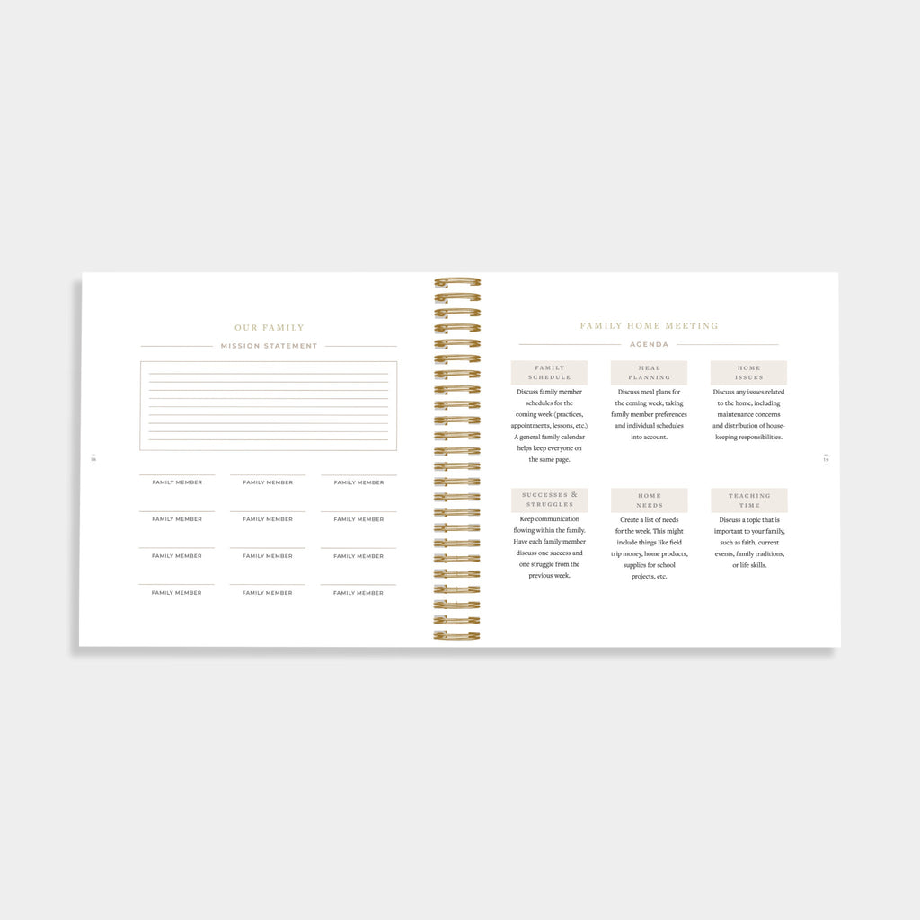 Beautifully Organized Home Planner