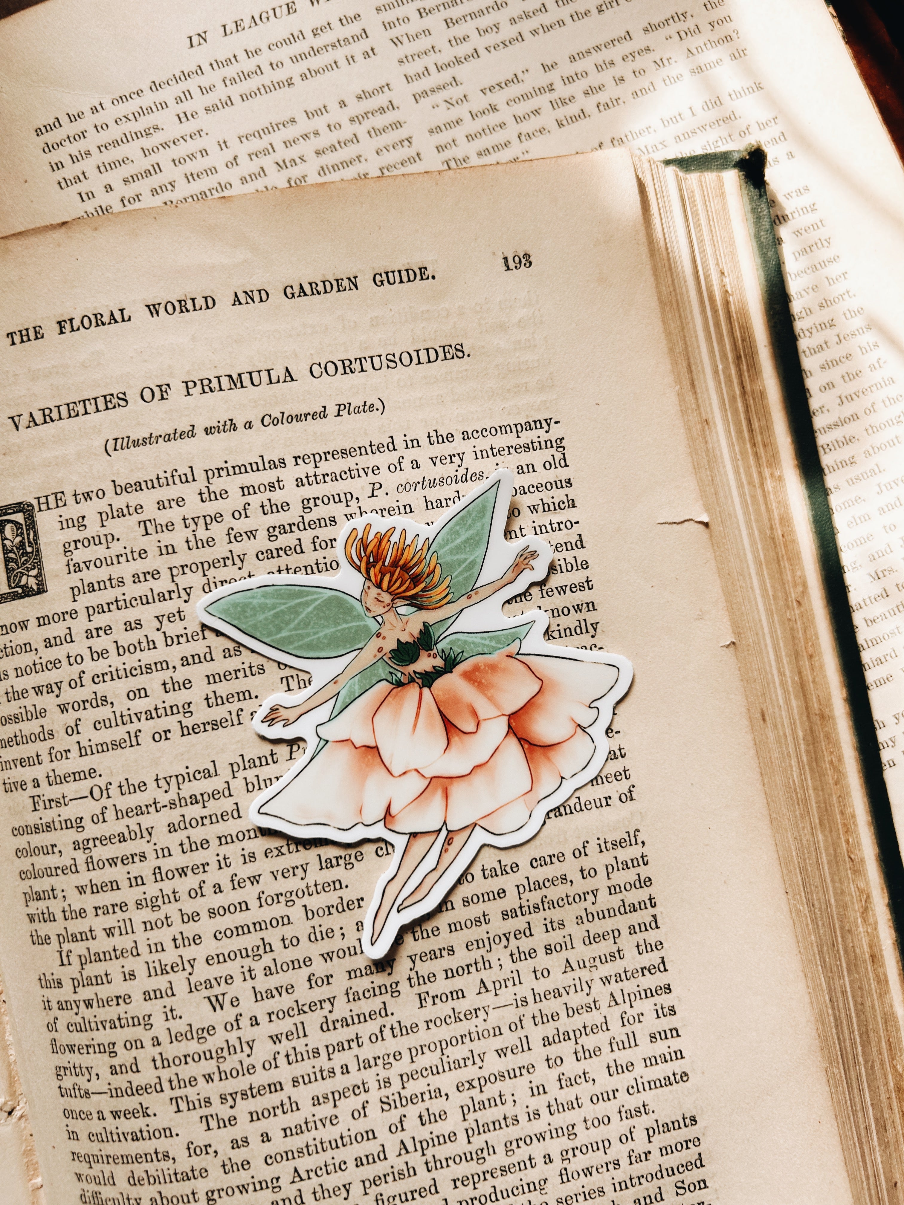 Peony Fey | Waterproof Stickers