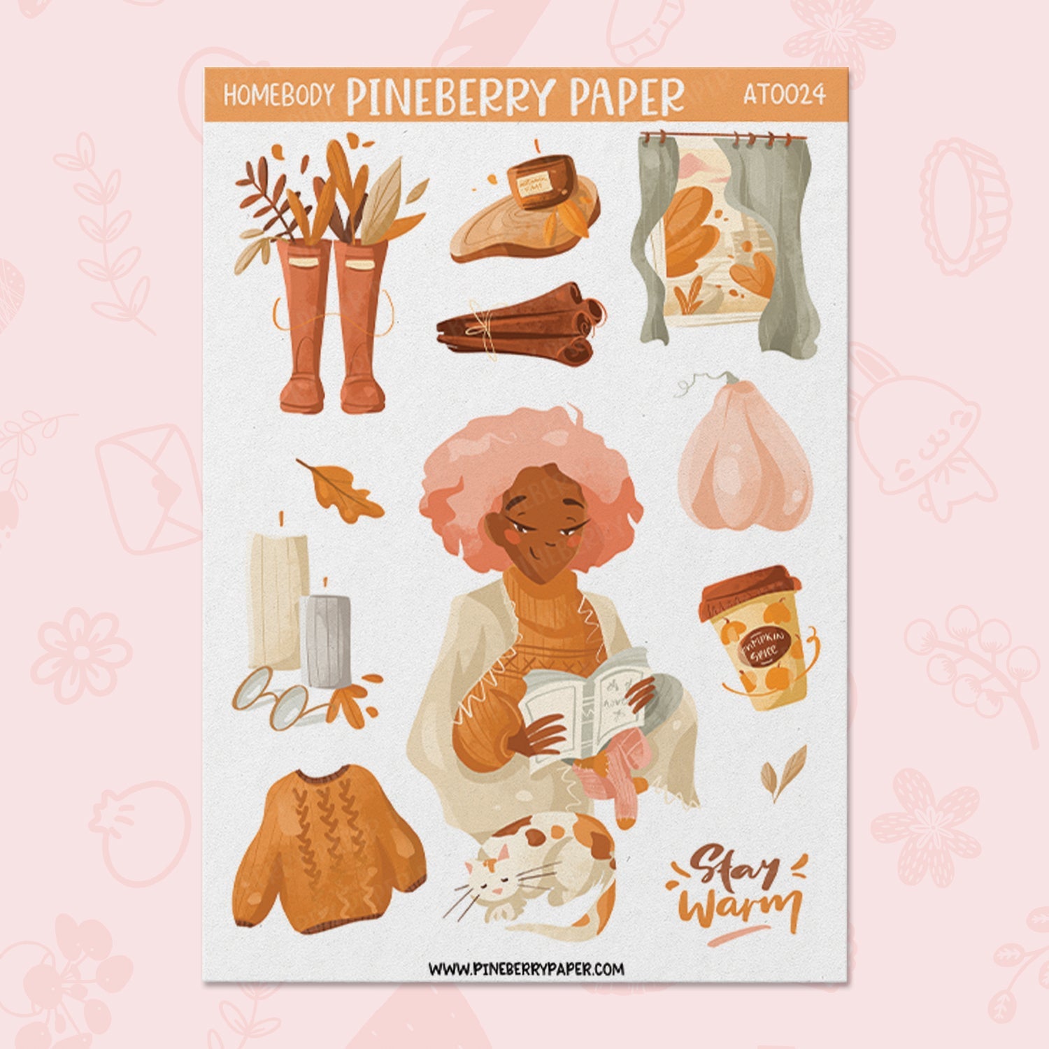 Homebody II | Waterproof Matte Sticker Sheets