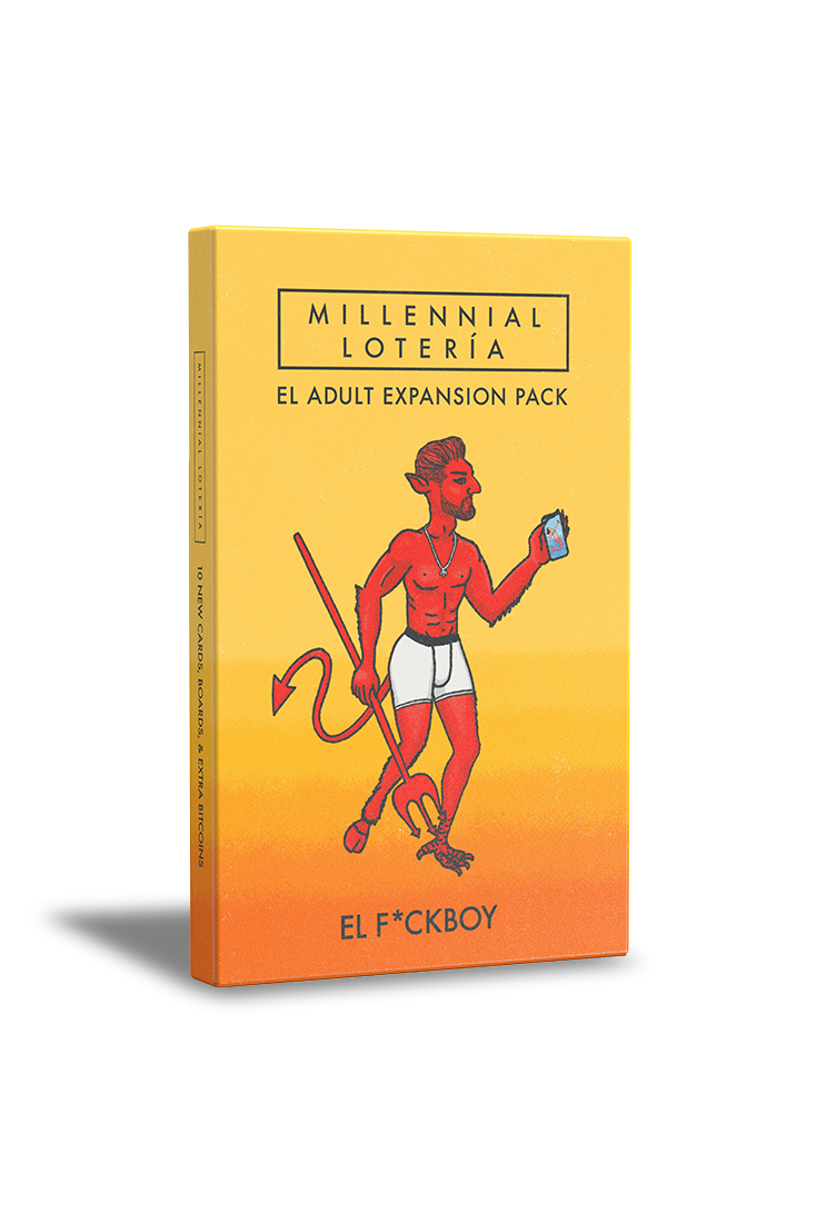 Millennial Lotería: El Adult Expansion Pack