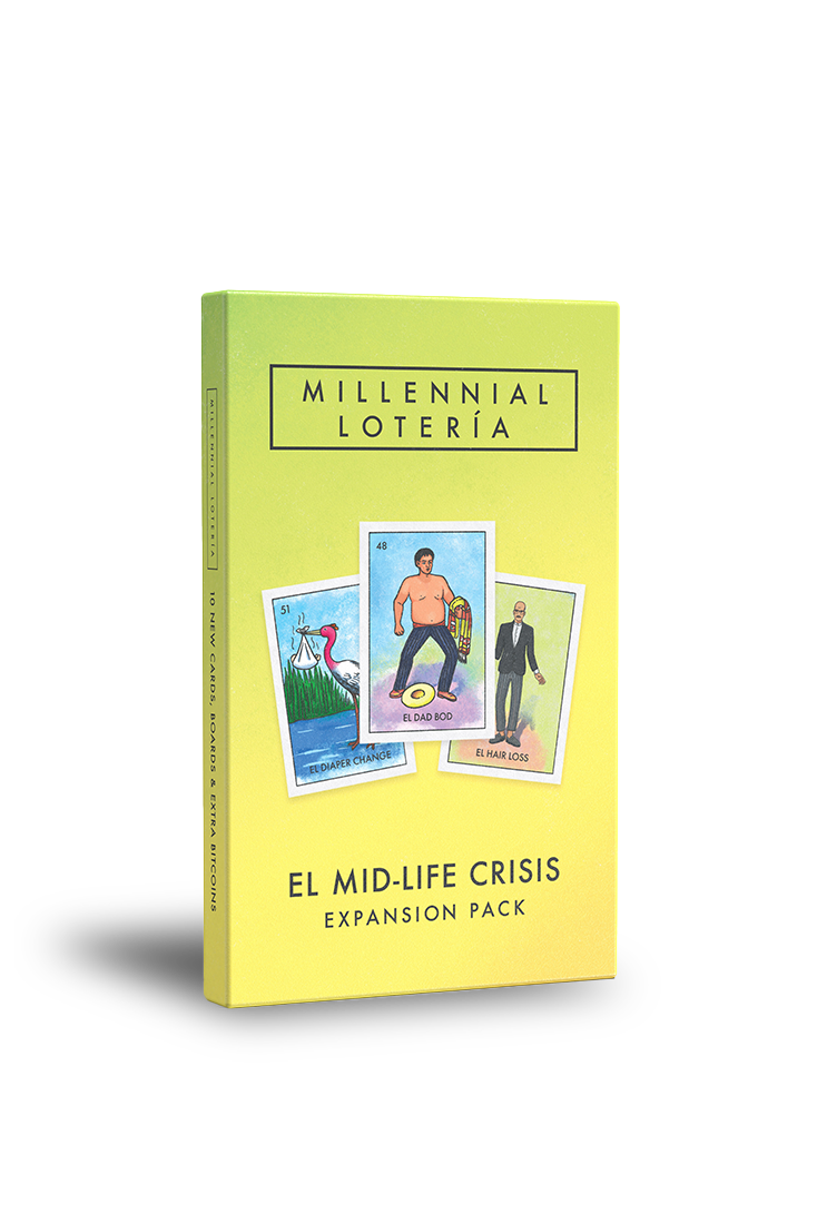 Millennial Lotería: El Mid-Life Crisis Expansion Pack