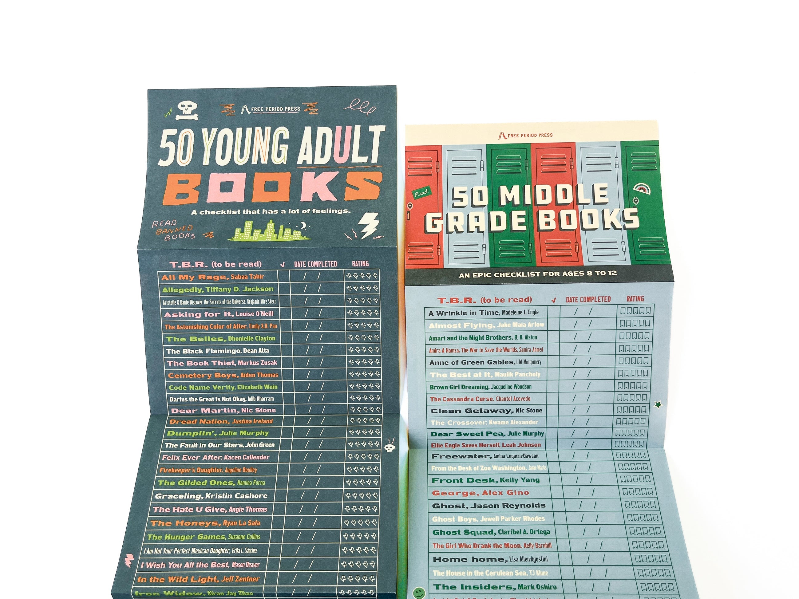 Teen / Tween Book Checklist Bundle