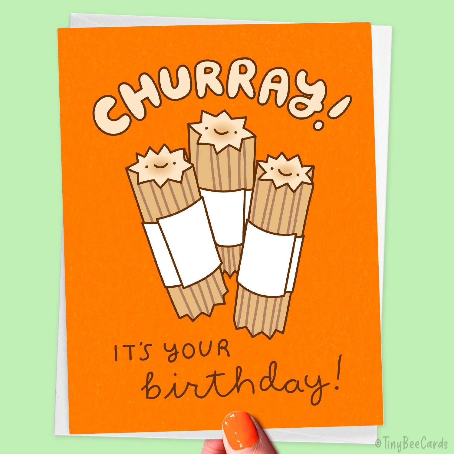 Churro Birthday Card "Churray It's Your Birthday"