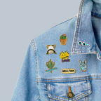 You Are My Main Squeeze Hugging Lemons Enamel Pin in Yellow