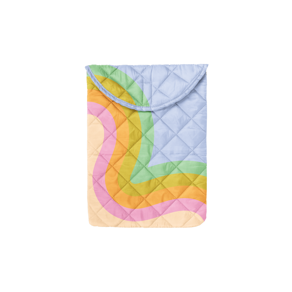 Foldover Puffy Laptop Sleeves