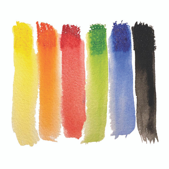 Watercolor Pencils – Jumbo Size – Set of 6 Colors
