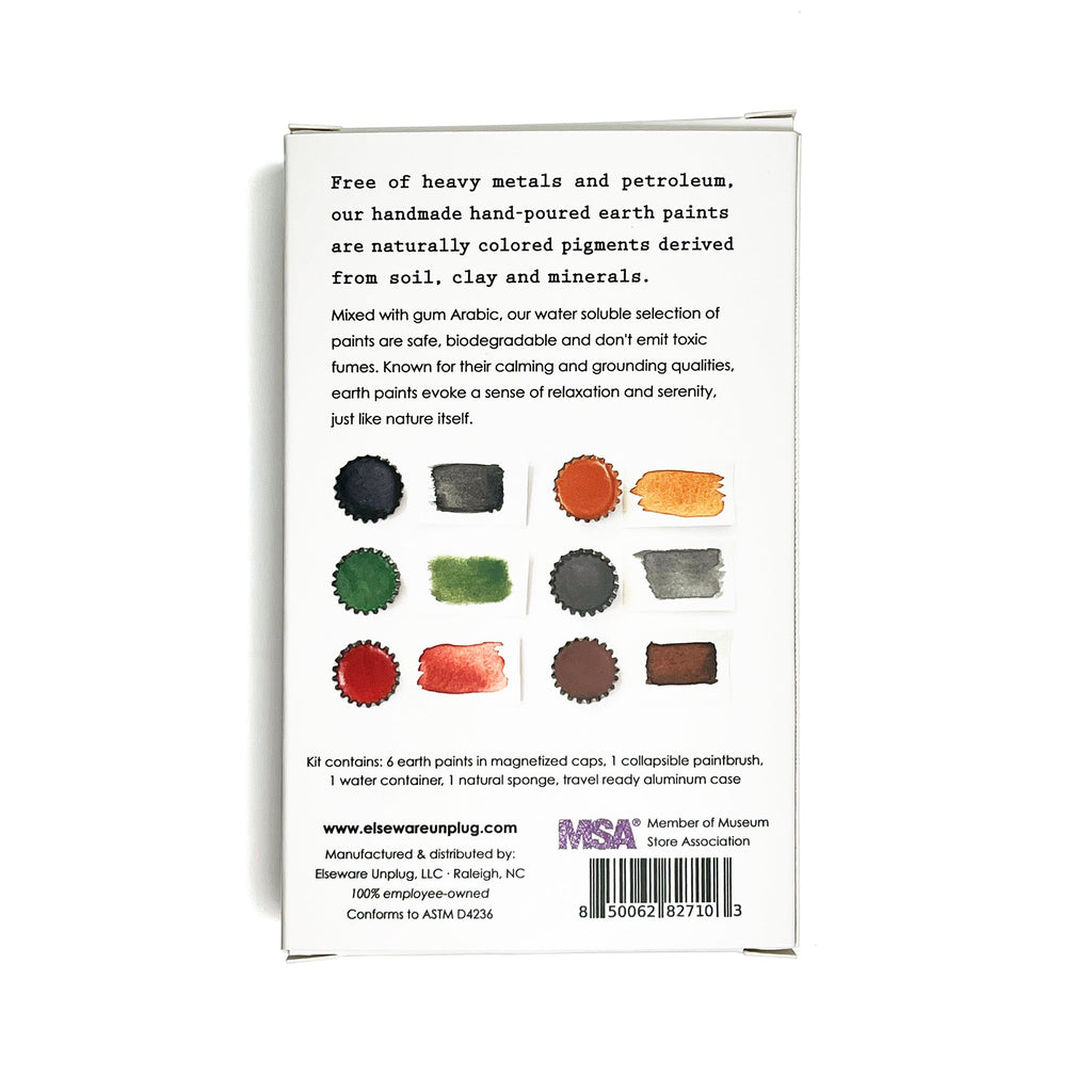 Handmade Watercolor Set – Earth Paints