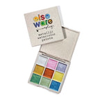 Metallic Watercolors – Wheat Straw Palette