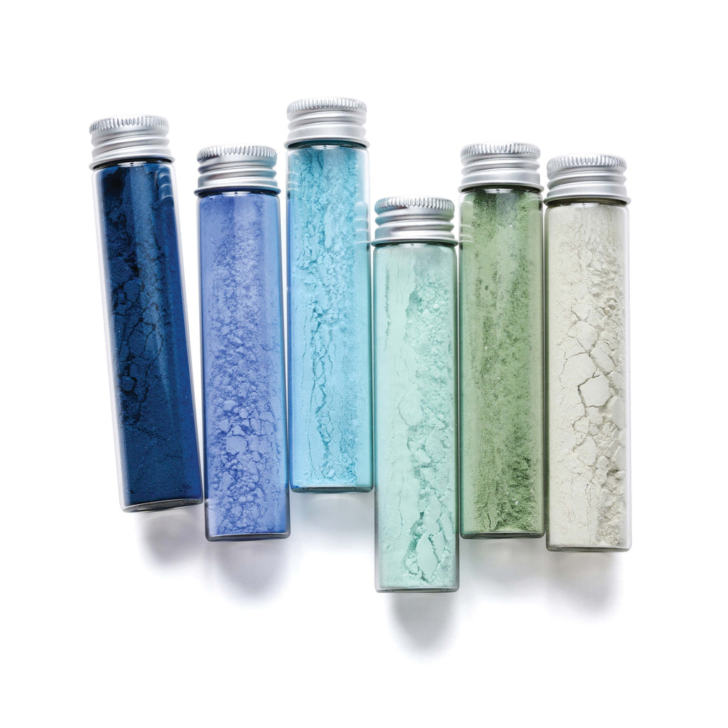Sea & Sky Paint Set – Non-Toxic Earth Pigments (15–17g per Vial)