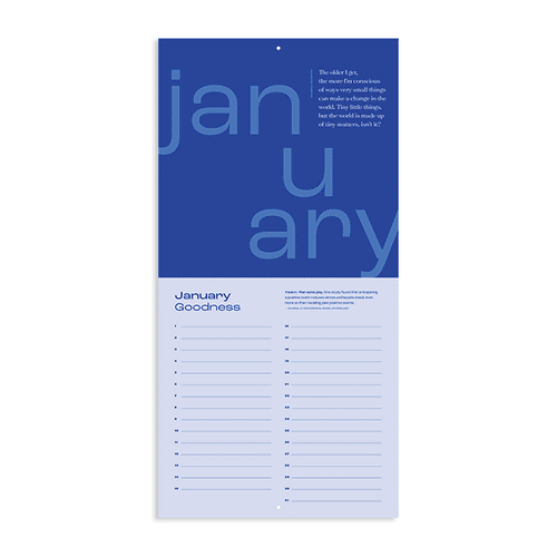 Calendar of Good: A Gratitude Calendar