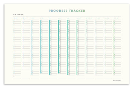 Progress Tracker - Habit Tracker Poster