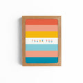 THANK YOU RETRO STRIPE CARD-BOXED SET OF 8