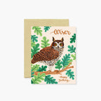 OWL Birthday Card