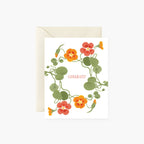 NASTURTIUMS | Congratulations Card