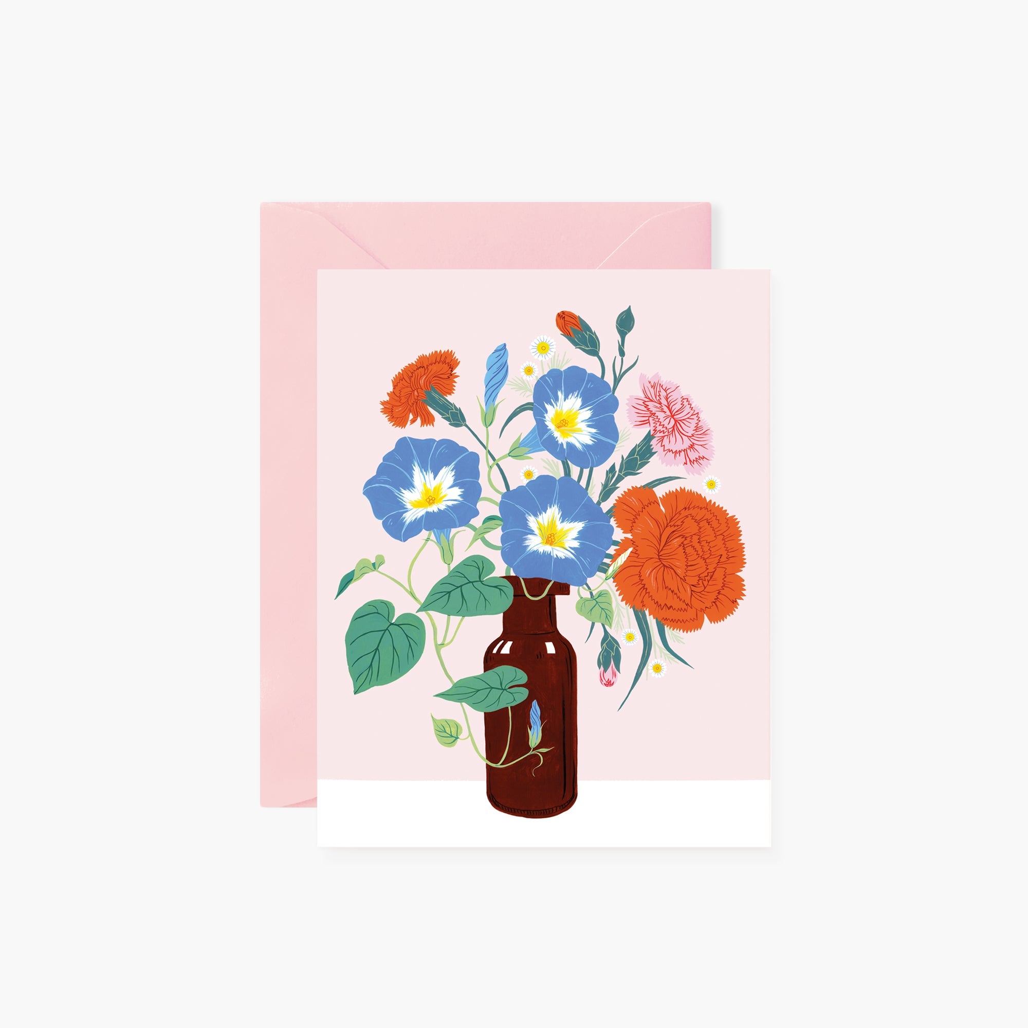 MORNING GLORY VASE | Greeting Card