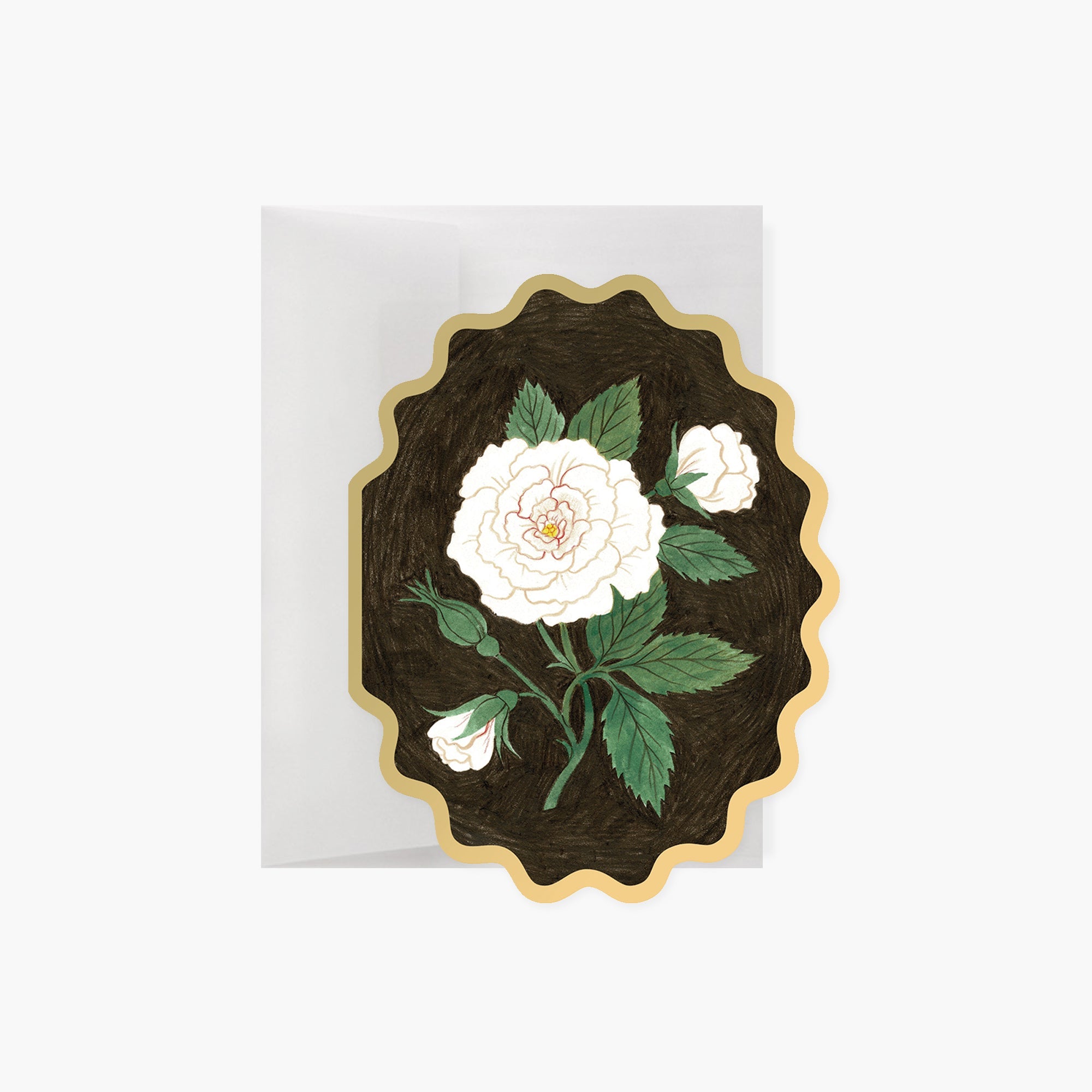 DAMASK ROSE | greeting card