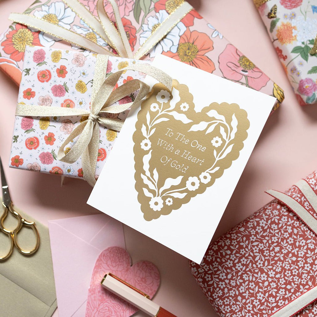 HEART OF GOLD | greeting card