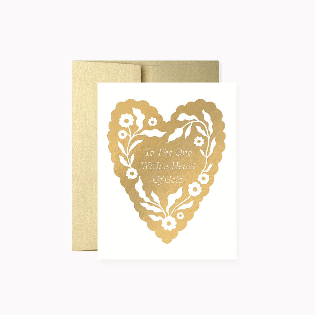 HEART OF GOLD | greeting card