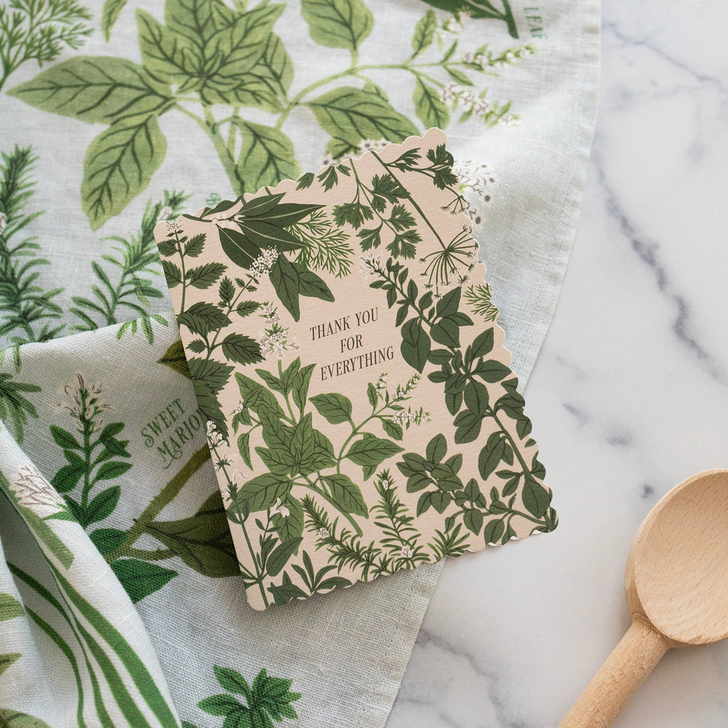 HERB GARDEN | thank you card