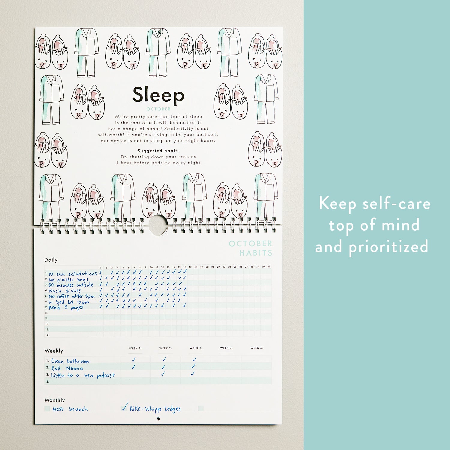 Habit Tracker Calendar