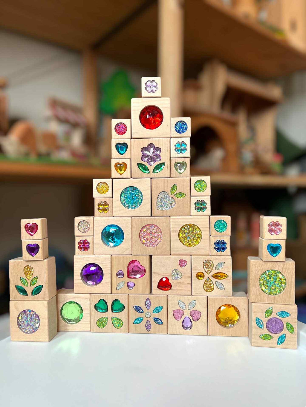 Sparkle Garden Gem Set – 30-Piece Small & 40-Piece Large Sets