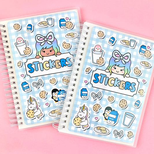 Milk & Cookies Luna Reusable Sticker Book