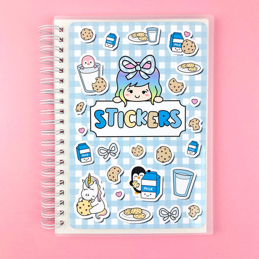 Milk & Cookies Luna Reusable Sticker Book