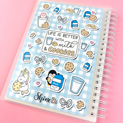 Milk & Cookies Luna Reusable Sticker Book